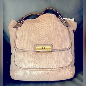 Vintage Coach Snakeskin Tote